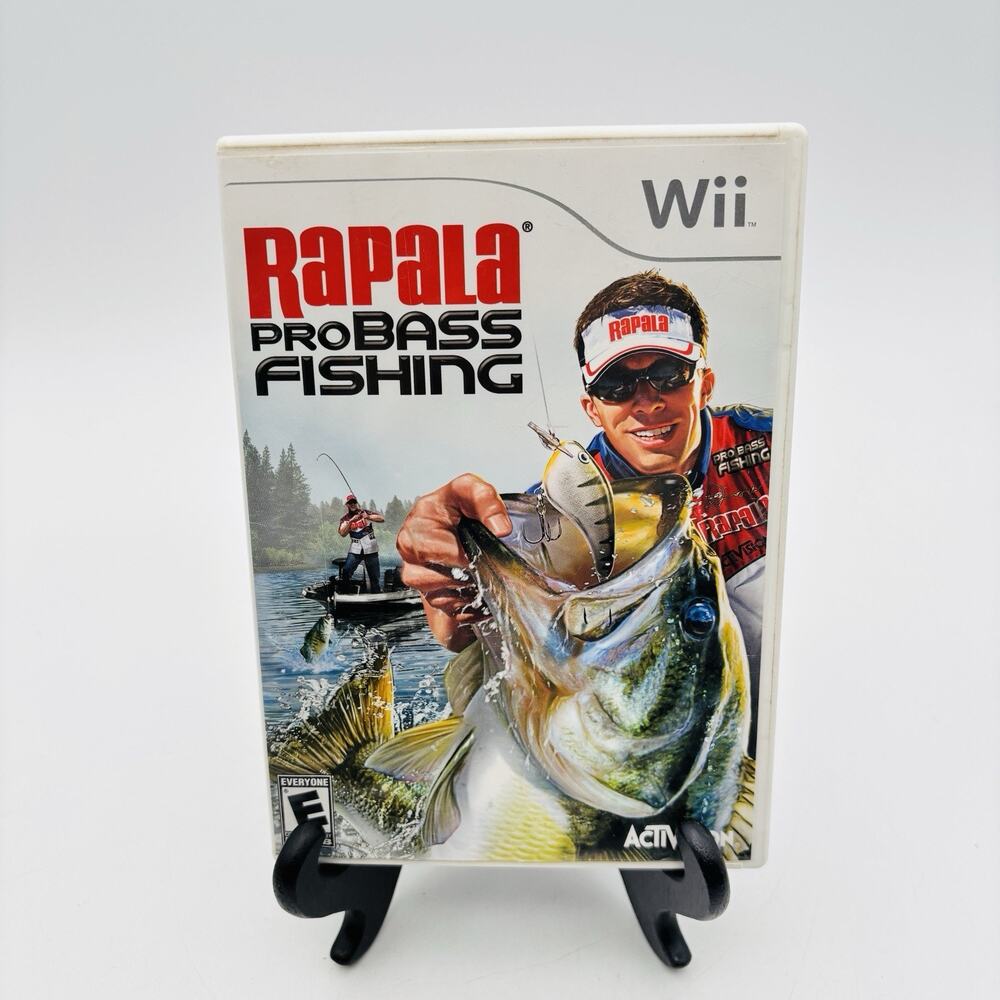 Rapala Pro Bass Fishing 2010 - Nintendo Wii CIB Tested/Works (VG)